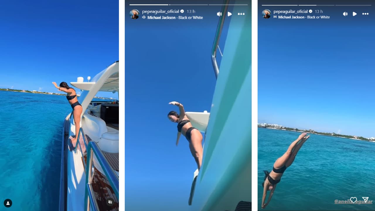 Aneliz Aguilar fue clavadista en su adolescencia.