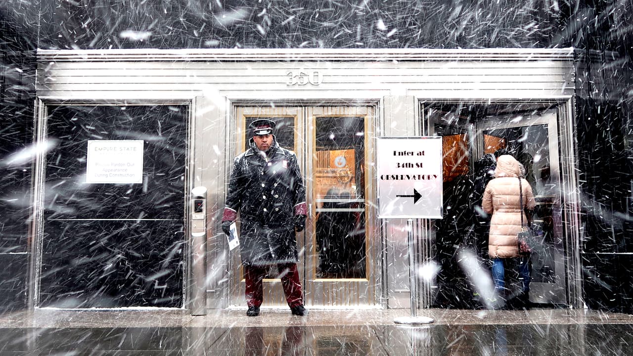 En imágenes: El helado vórtice polar se desplaza hacia la costa este de EEUU