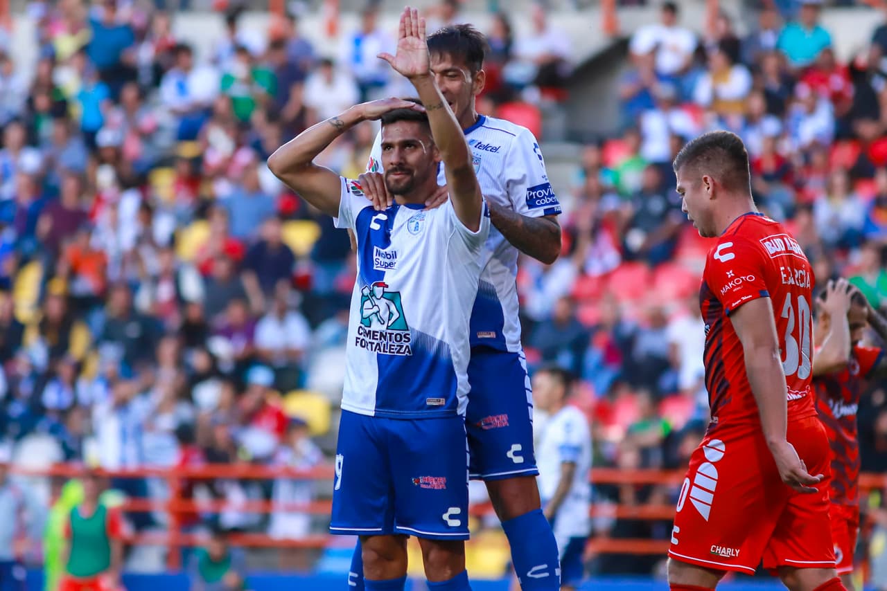 Franco Jara logró el doblete y séptimo gol de su equipo. Además, llegó a 66 anotaciones para empatar a 'Chaco' Giménez y colocarse a cuatro goles de ser el máximo goleador del Pachuca.