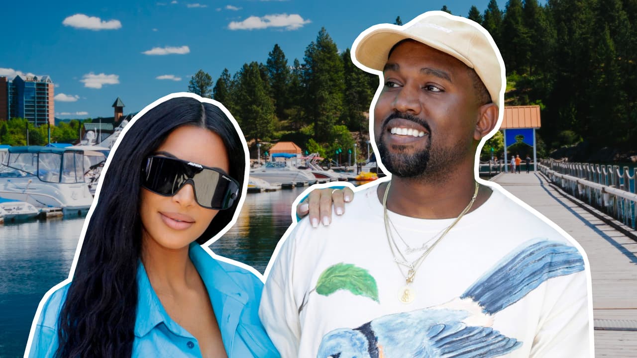 Kim Kardashian y Kanye West huyen de Los Ángeles (y te sorprenderá dónde se refugian)