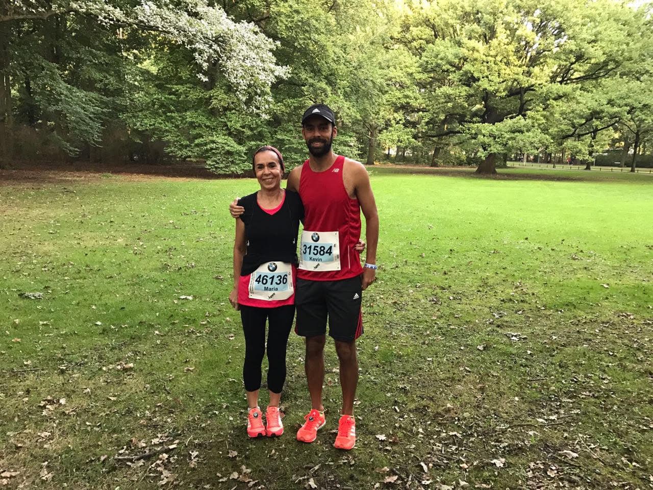 Era una sensación especial cuando nos encontrábamos en el camino. En la meta nos levantábamos la mano.