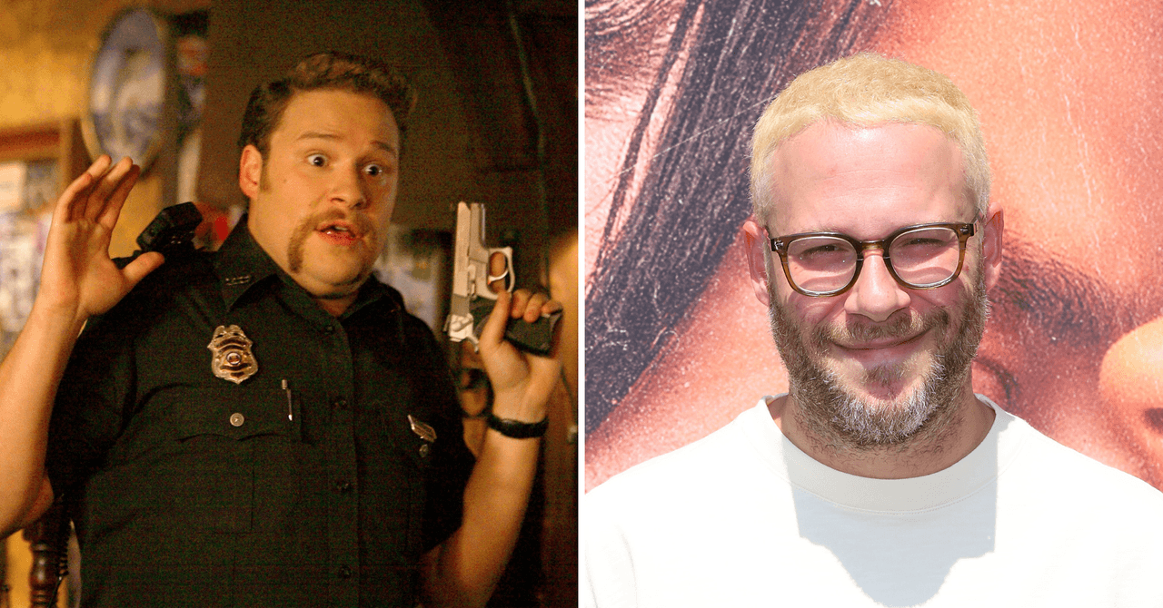 Seth Rogen en 'Superbad' y ahora
