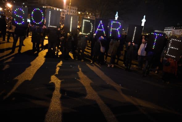 Solidaridad fue uno de los mayores sentimientos expresados a lo largo de kilómetros.