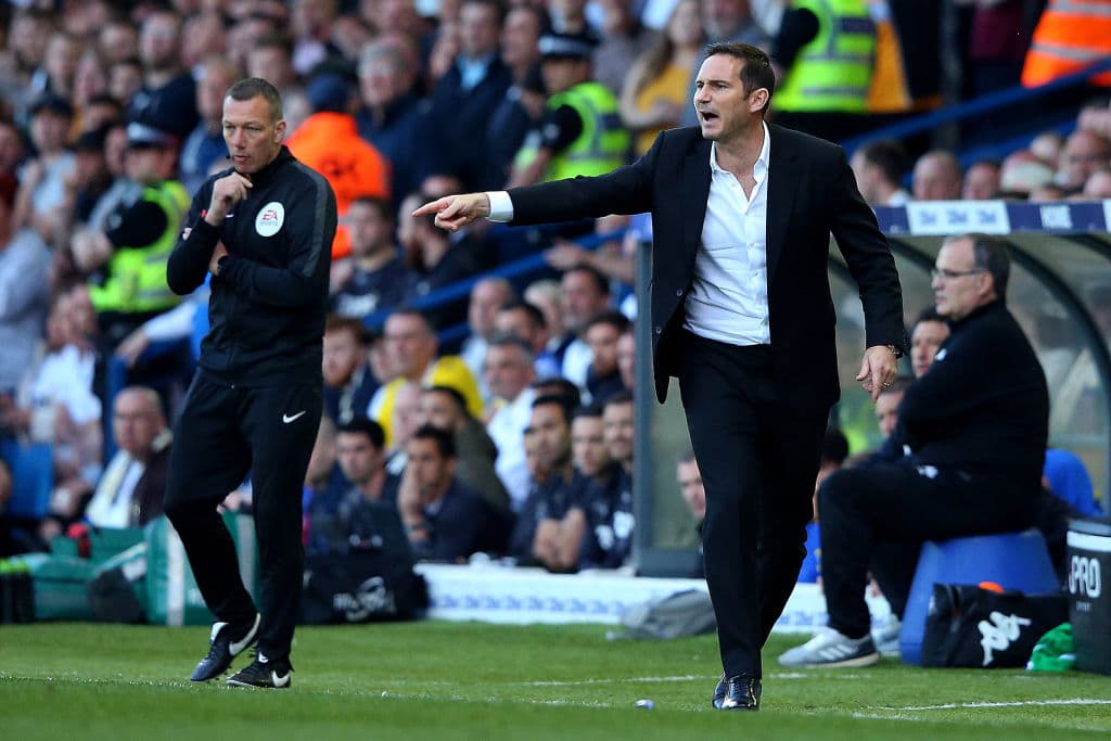 Y por el otro lado, el otrora figura del Chelsea, Frank Lampard, como técnico de un Derby County que desde 2008 no retorna a la Premier League y con la evidente ilusión de regresar a la máxima competición inglesa.