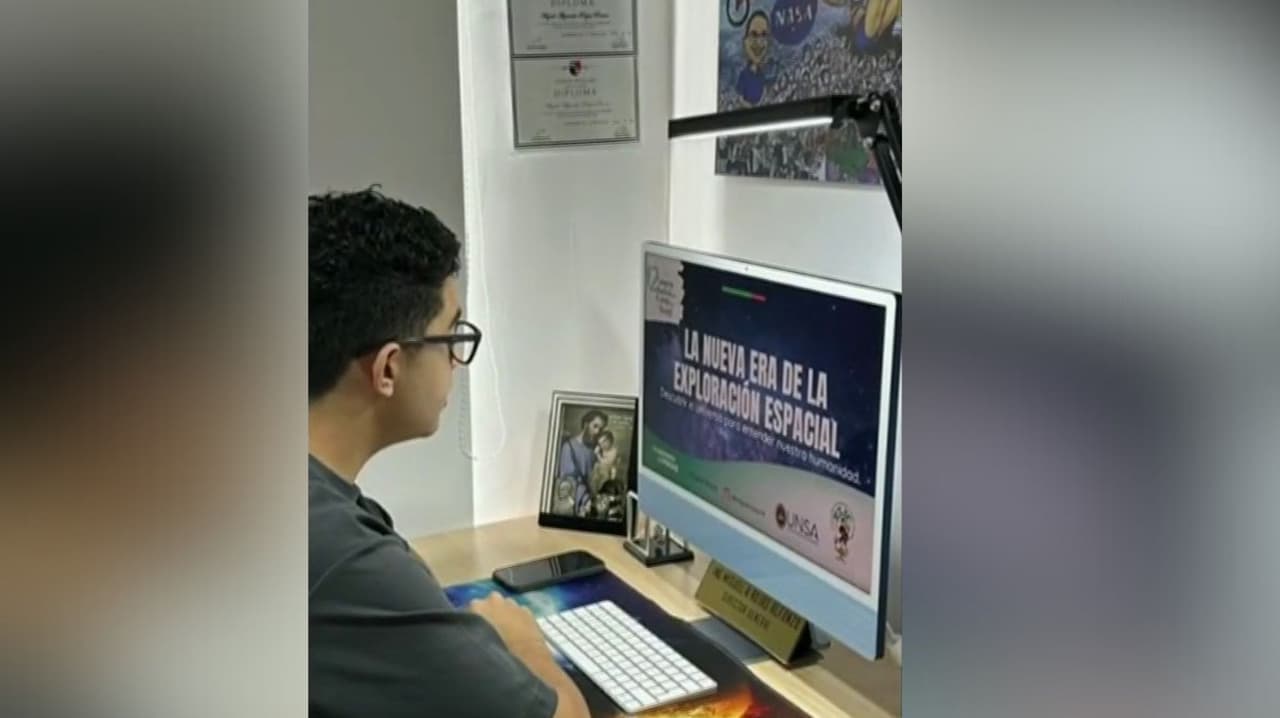"Determinación, dirección y enfoque": Joven venezolano de 17 años da consejos sobre cómo descubrir un asteroide