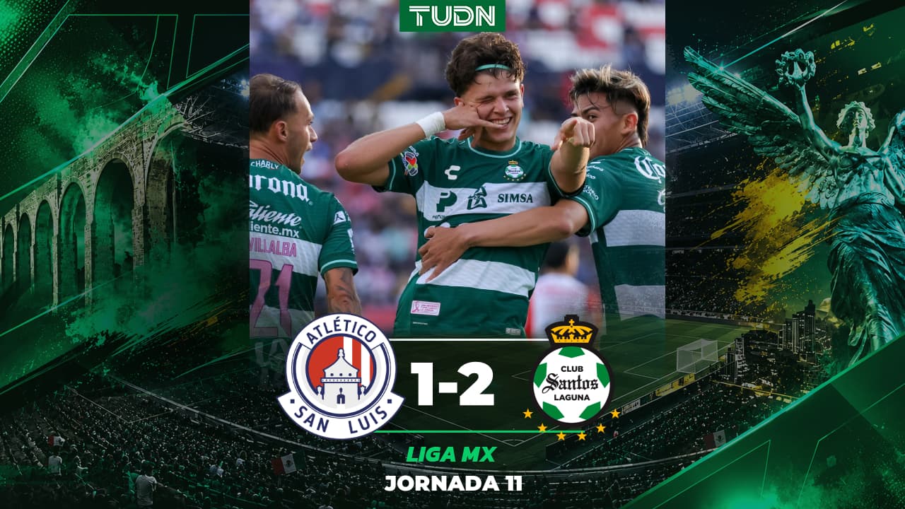 Resumen | Santos Laguna maravilla y suma 4 victorias consecutivas en Liga MX