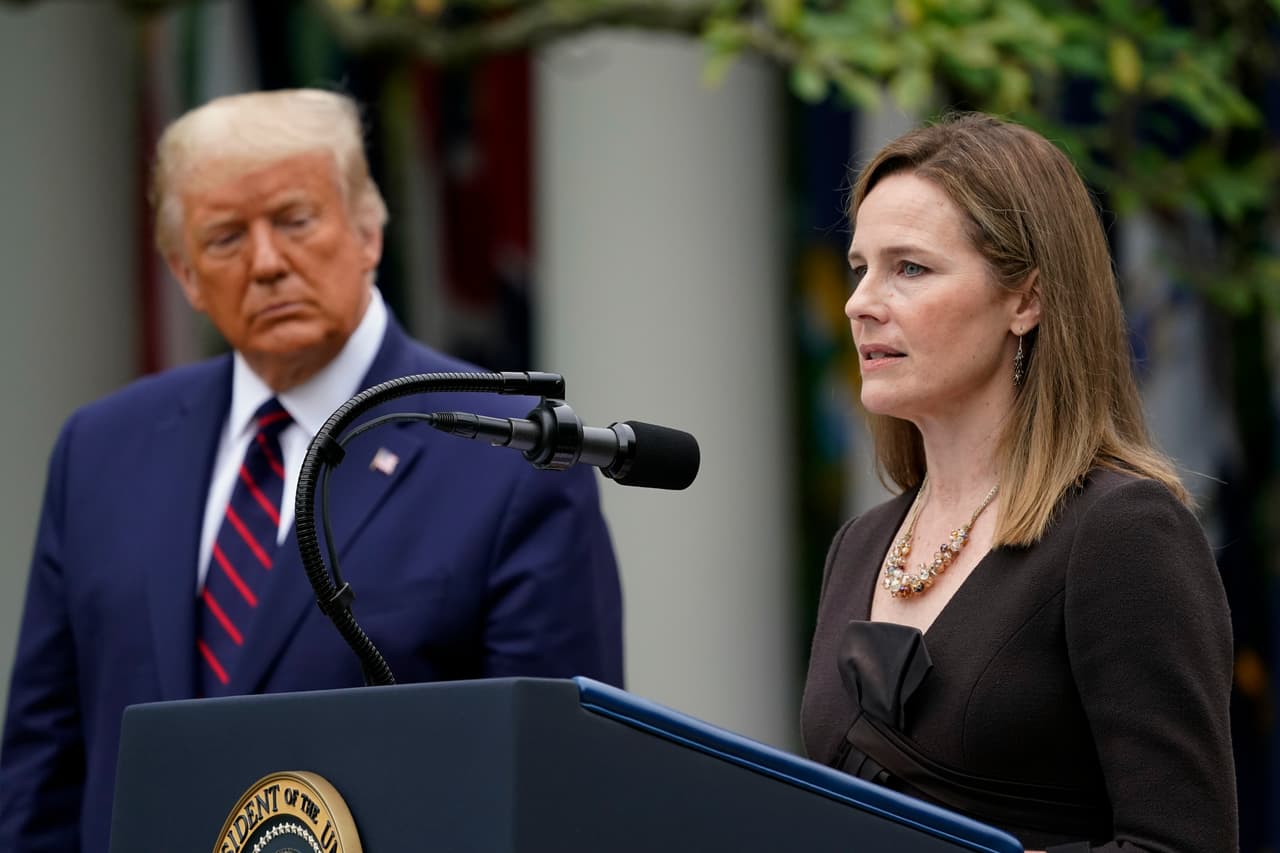 Trump nomina a la jueza conservadora Amy Coney Barrett y desbarata el equilibrio ideológico de la Corte Suprema