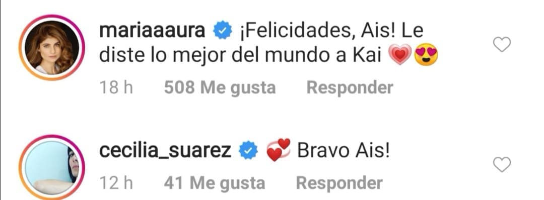 Las actrices María Aura y Cecilia Suaréz aplaudieron que Aislinn Derbez alimentara a
<b><a href="https://www.univision.com/famosos/el-tierno-intento-de-kailani-por-subirse-a-un-pequeno-caballo-de-juguete-que-hizo-reir-a-aislinn-derbez-video" target="_blank"> su hija</a></b> de manera natural y sobre todo que compartiera sus experiencias.