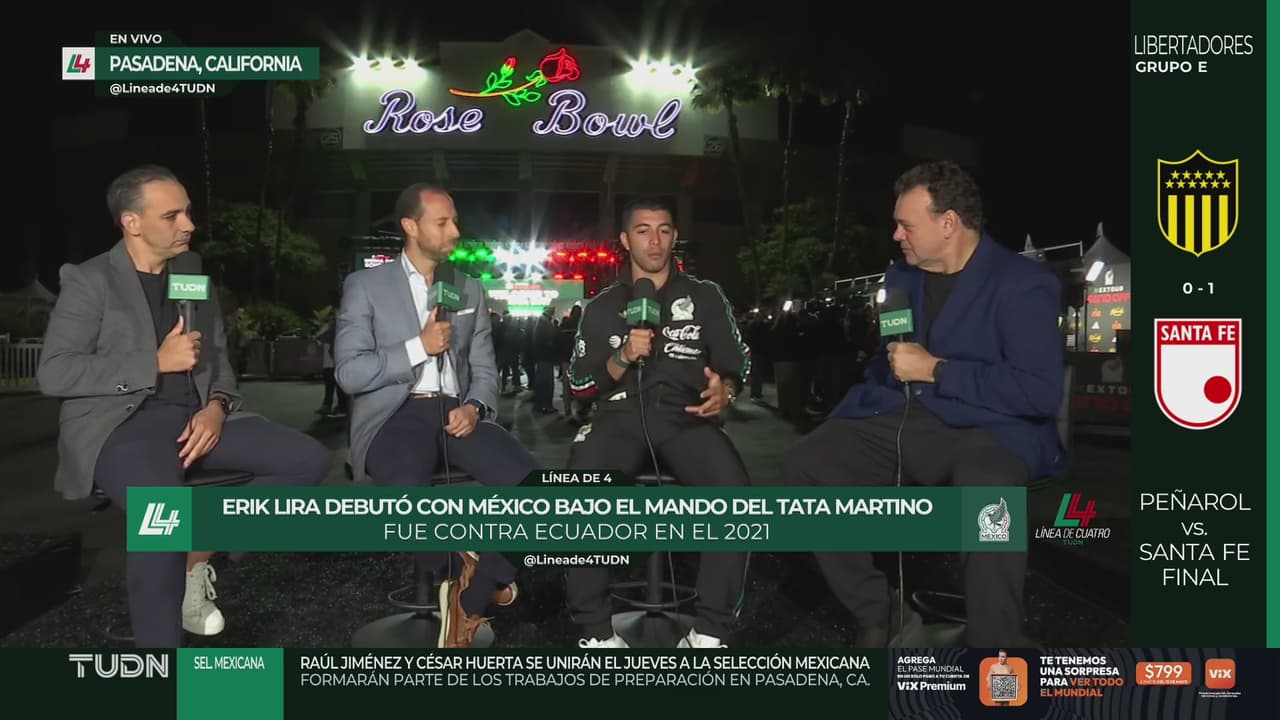 Erik Lira asegura que se debe aprovechar el jugar en casa, la Copa del Mundo