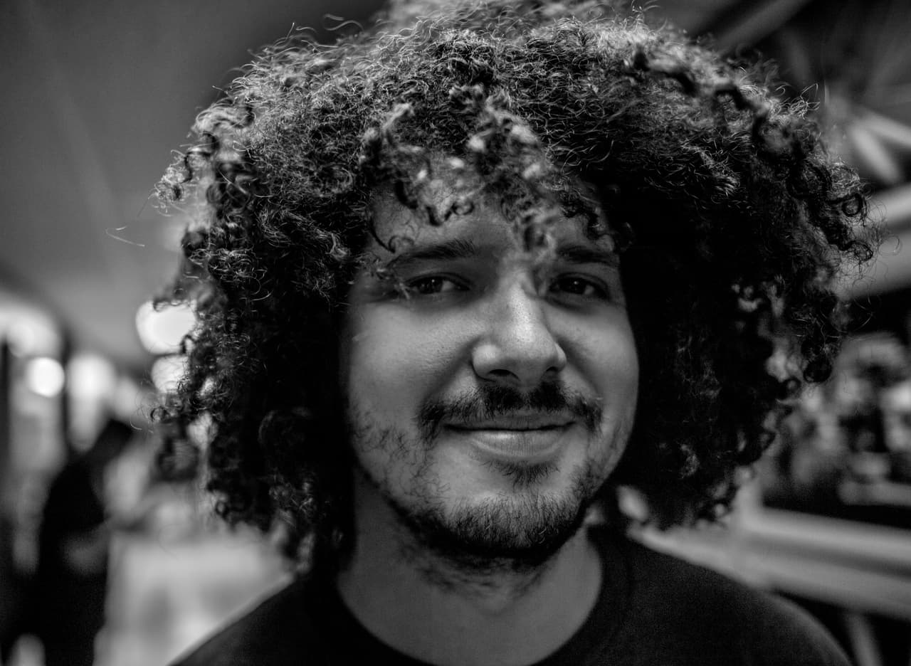 PJ Sin Suela antes de salir en escena.