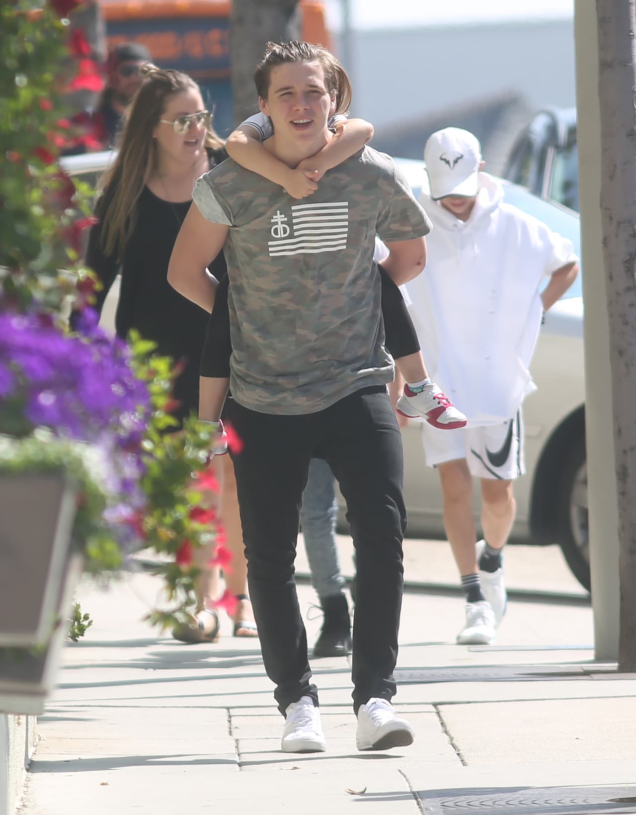 Se nota que la familia es muuuy unida. ¡Divinos!