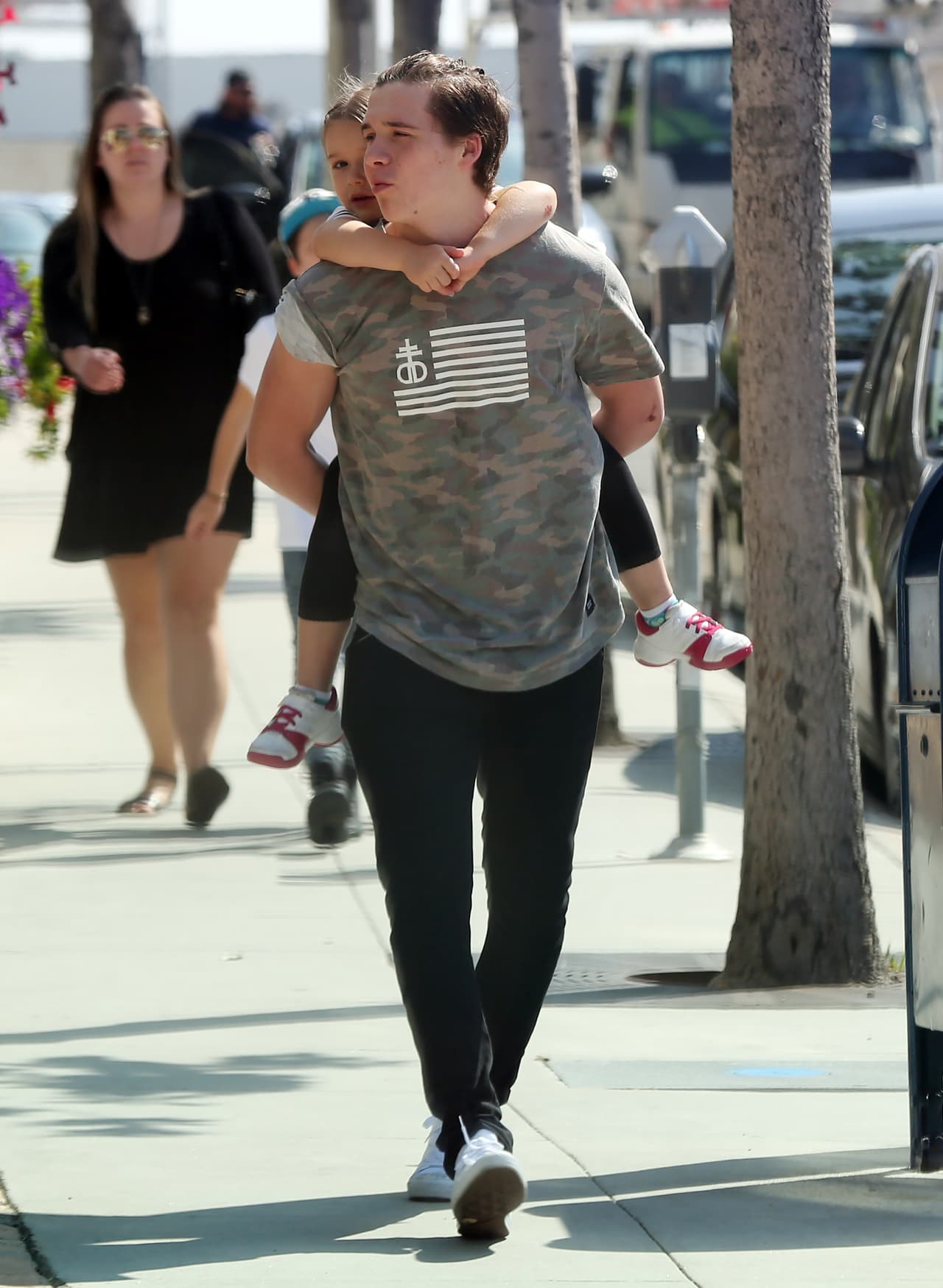 Harper estaba encantada con su paseo.