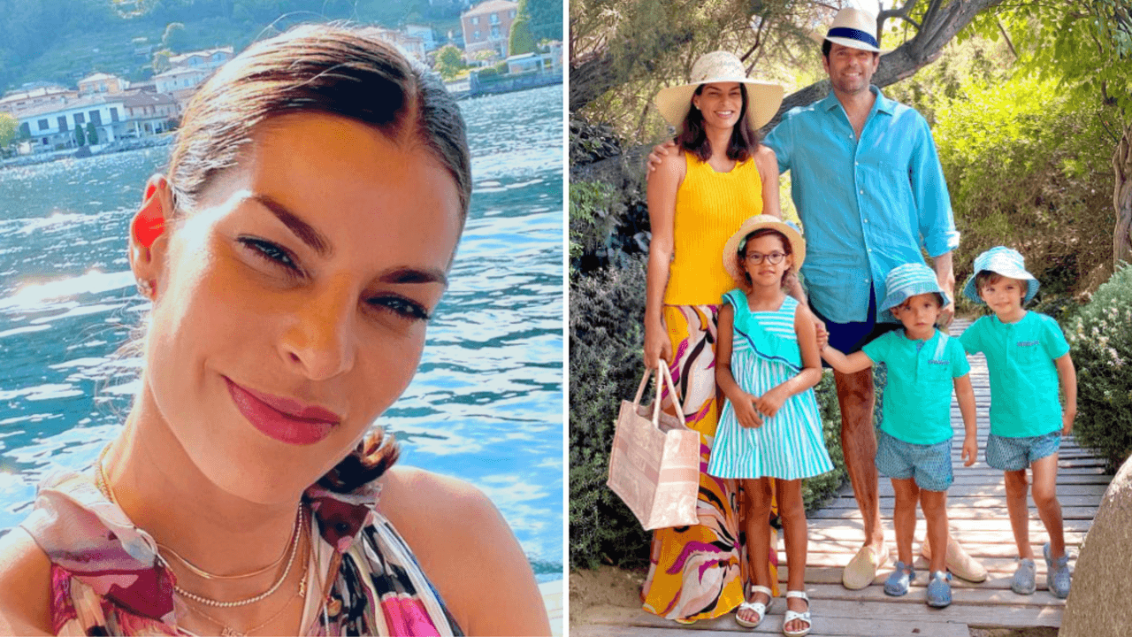 Bárbara Coppel y su familia