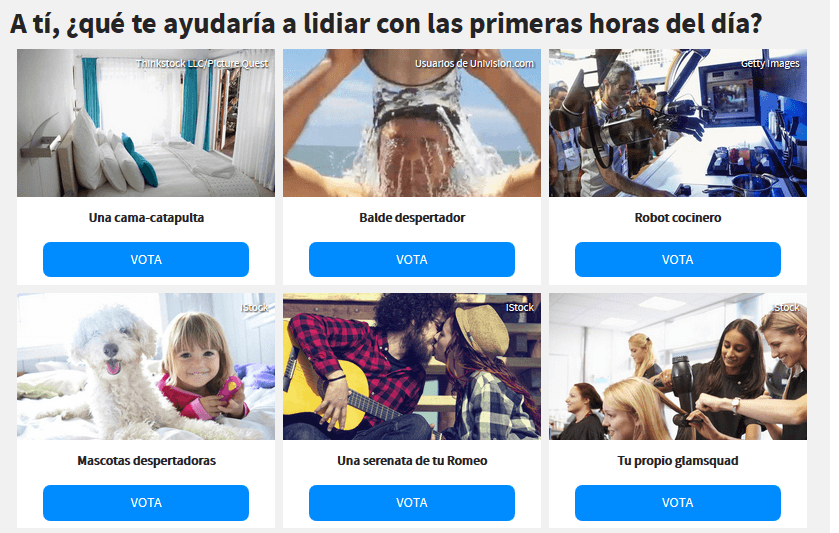 ¿Cuál de estas opciones te ayudaría a mejorar tu día?