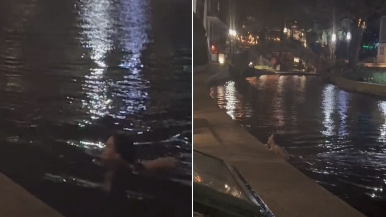 Mujer se tira a nadar en el River Walk; la multa por entrar a las aguas es de $500 