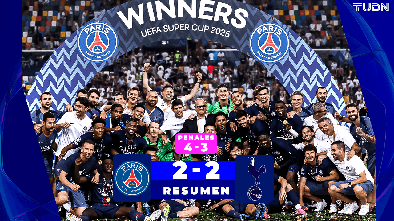 ¡PSG se repone de un 0-2 y conquista la Supercopa de la UEFA!