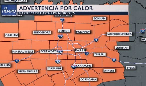Emiten advertencia por calor vigente martes y miércoles