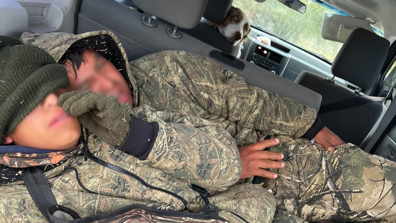 Los indocumentados iban uno encima de otro en una camioneta. Fueron encontrados por Amado, Arizona.