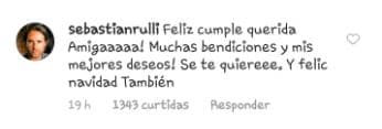 Mientras que el actor Sebastián Rulli, con quien Ana Brenda compartió créditos al participar en la telenovela 'Teresa', le envió sus mejores deseos para esta fecha.