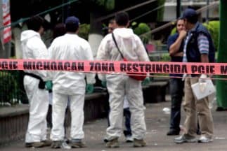 Así amaneció la plaza de Morelia después de los trágicos atentados del 15 de septiembre de 2008.