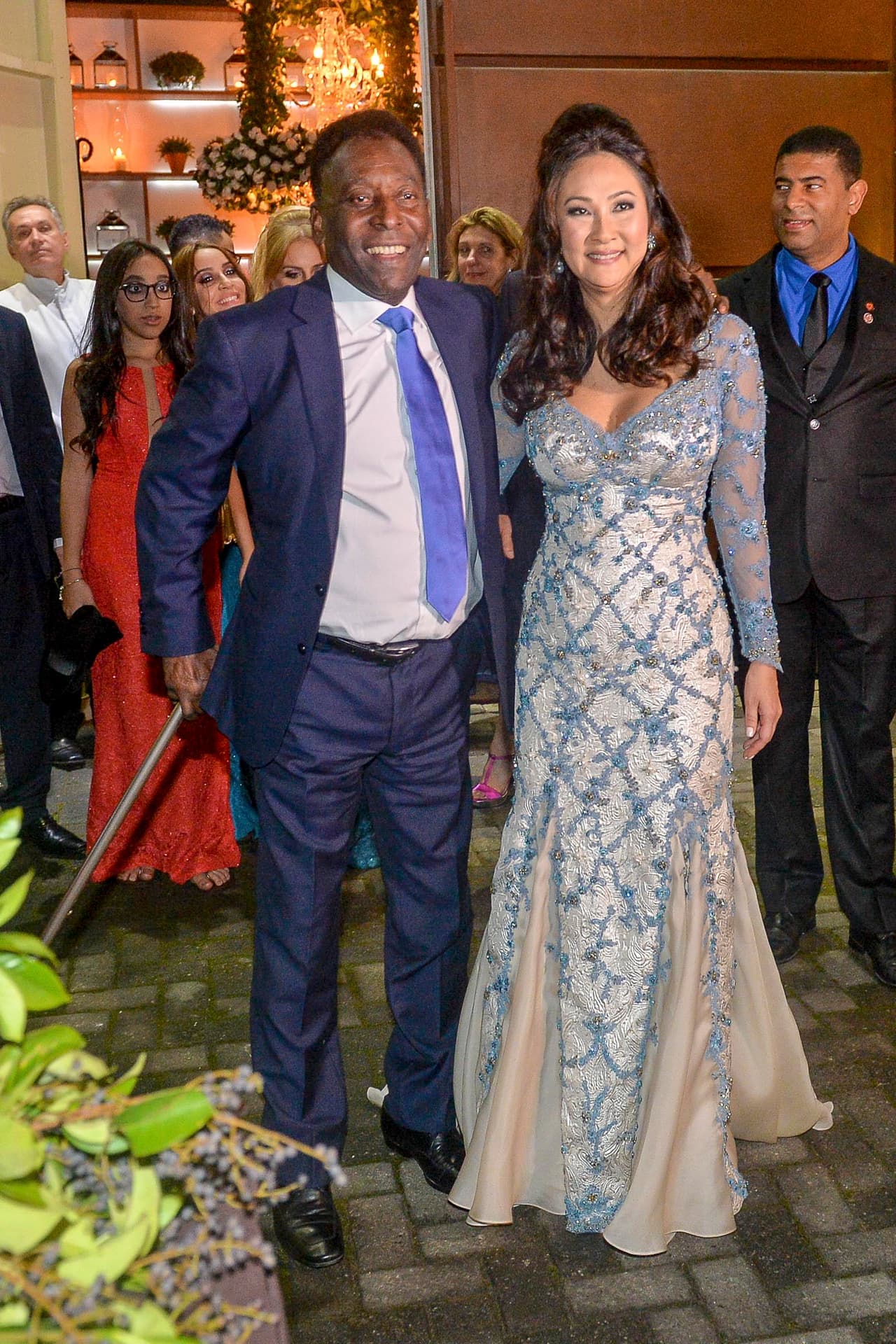 El festejo se llevó realizó en Guarujá, Brasil, en una fiesta privada con aproximadamente 100 invitados.