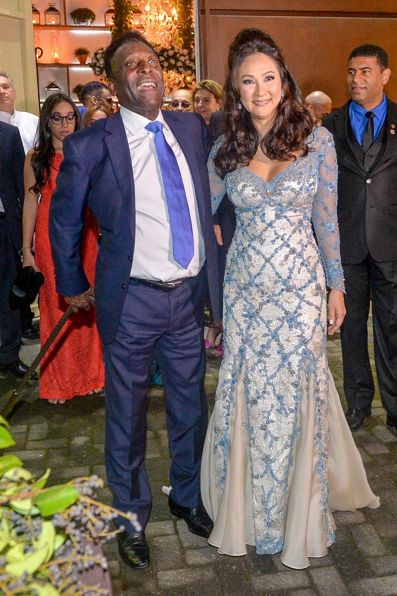 La pareja se conoció hace 30 años en un elevador.