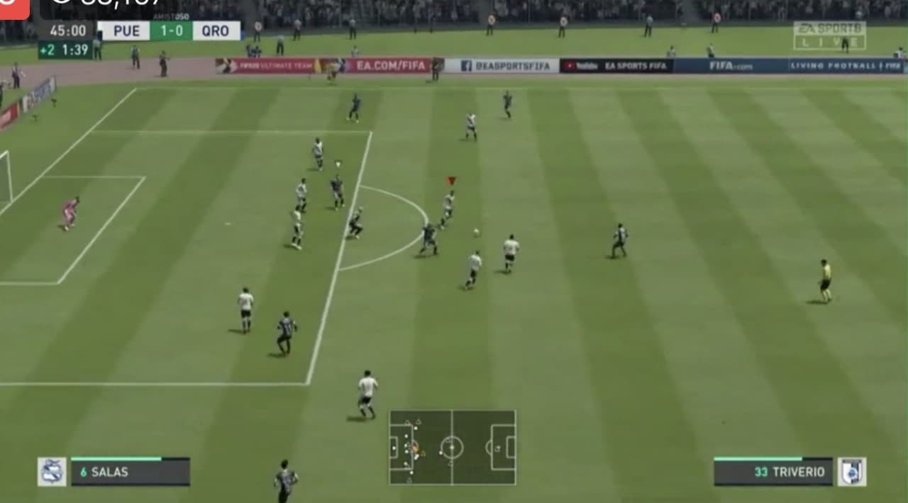 Jimmy Gómez le pone fin a la racha ganadora del Puebla de Santiago Ormeño.