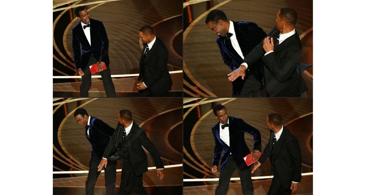 momento de Chris Rock y Will Smith en los premios Oscar 2022
