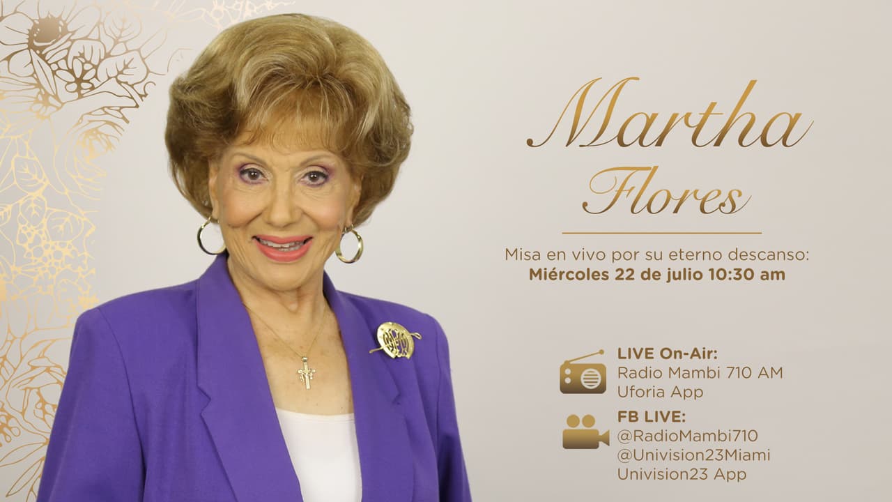 Misa por el eterno descanso de Martha Flores se transmite a través de internet 