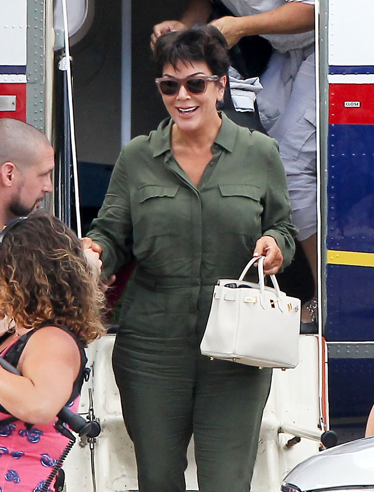 Curiosamente, usó un jumpsuit igual al de su hija mayor.