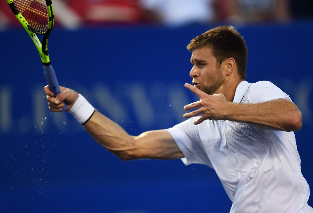 Harrison era otro de los jugadores que llegaba con aspiraciones para coronarse en Acapulco y por eso dejó su piel en la cancha.