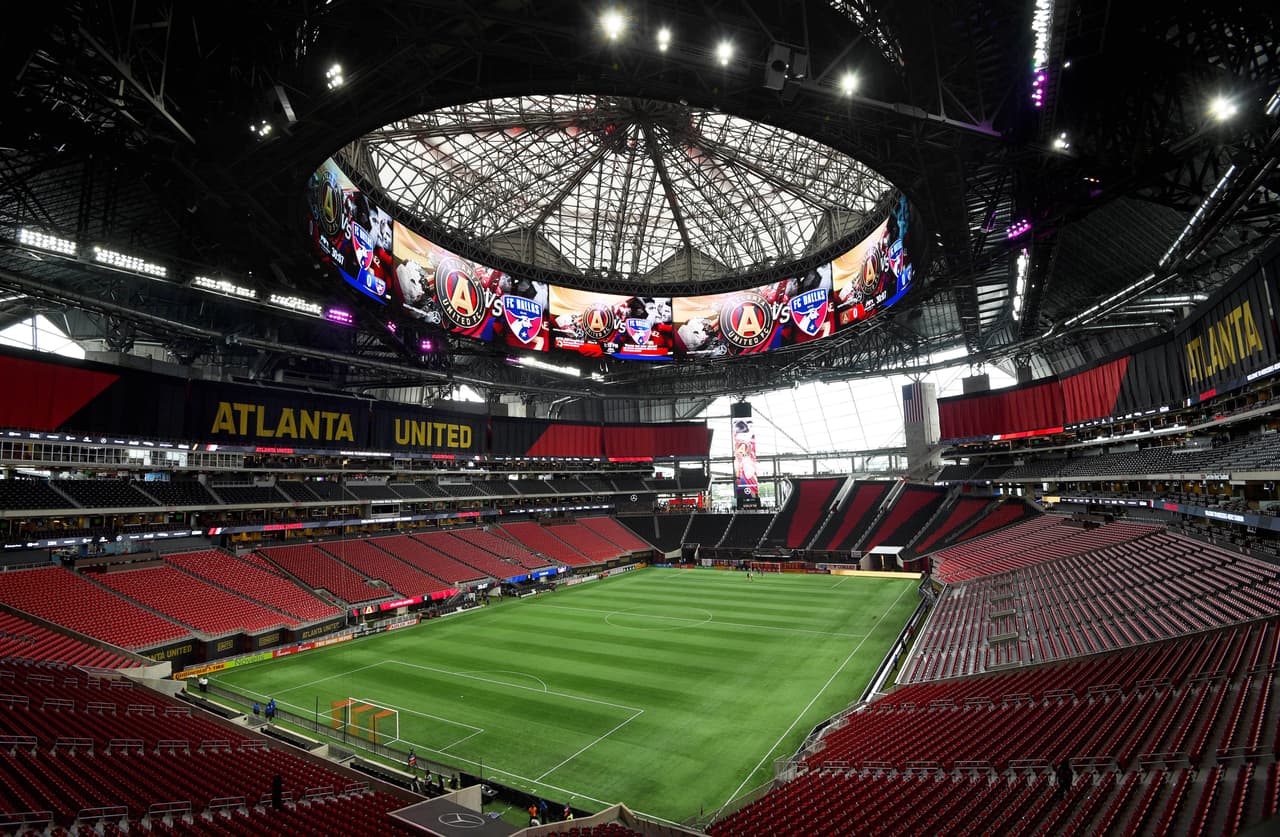 La arquitectura y la tecnología del Mercedes-Benz Stadium no tienen punto de comparación con otros escenarios de América del Norte.
<br>