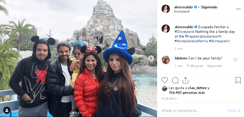 La pareja viajó recientemente a California, Estados Unidos, para pasar unos días con Eugenio Derbez, Alessandra Rosaldo y Aitana.