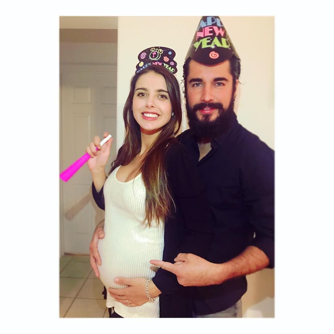 Su esposo siempre estuvo junto a la actriz esperando ansioso el nacimiento de su hijo.