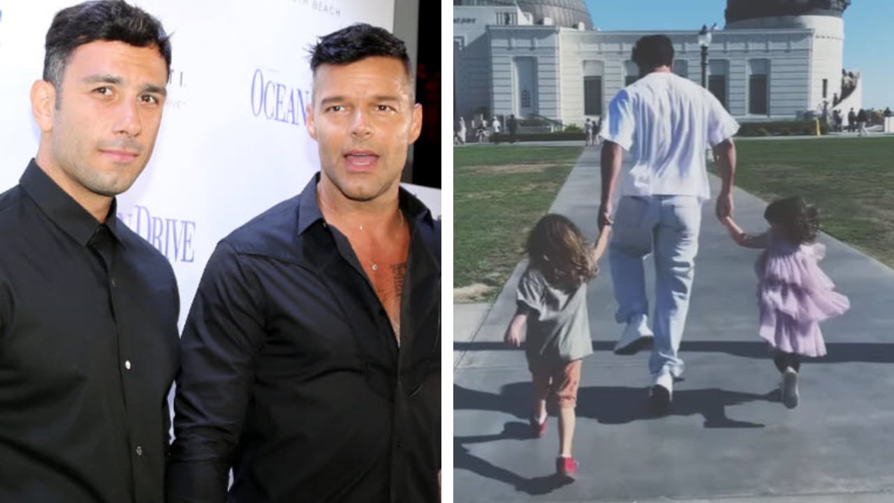 Exesposo de Ricky Martin presume vacaciones con sus hijos pequeños: así lucen Renn y Lucía