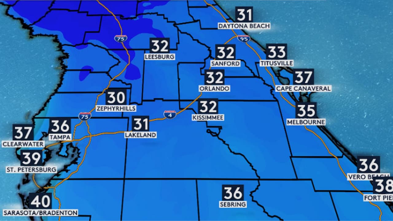 Frío en Navidad tendremos en nuestra Bahía de Tampa