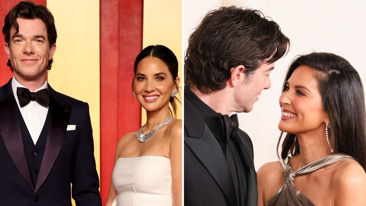 Olivia Munn y John Mulaney en los Premios Oscar 2024 y la fiesta posterior, organizada por Vanity Fair.