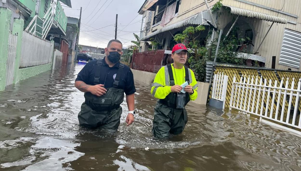 Fuertes lluvias provocan inundaciones y deslizamientos de terreno en varios pueblos de la Isla