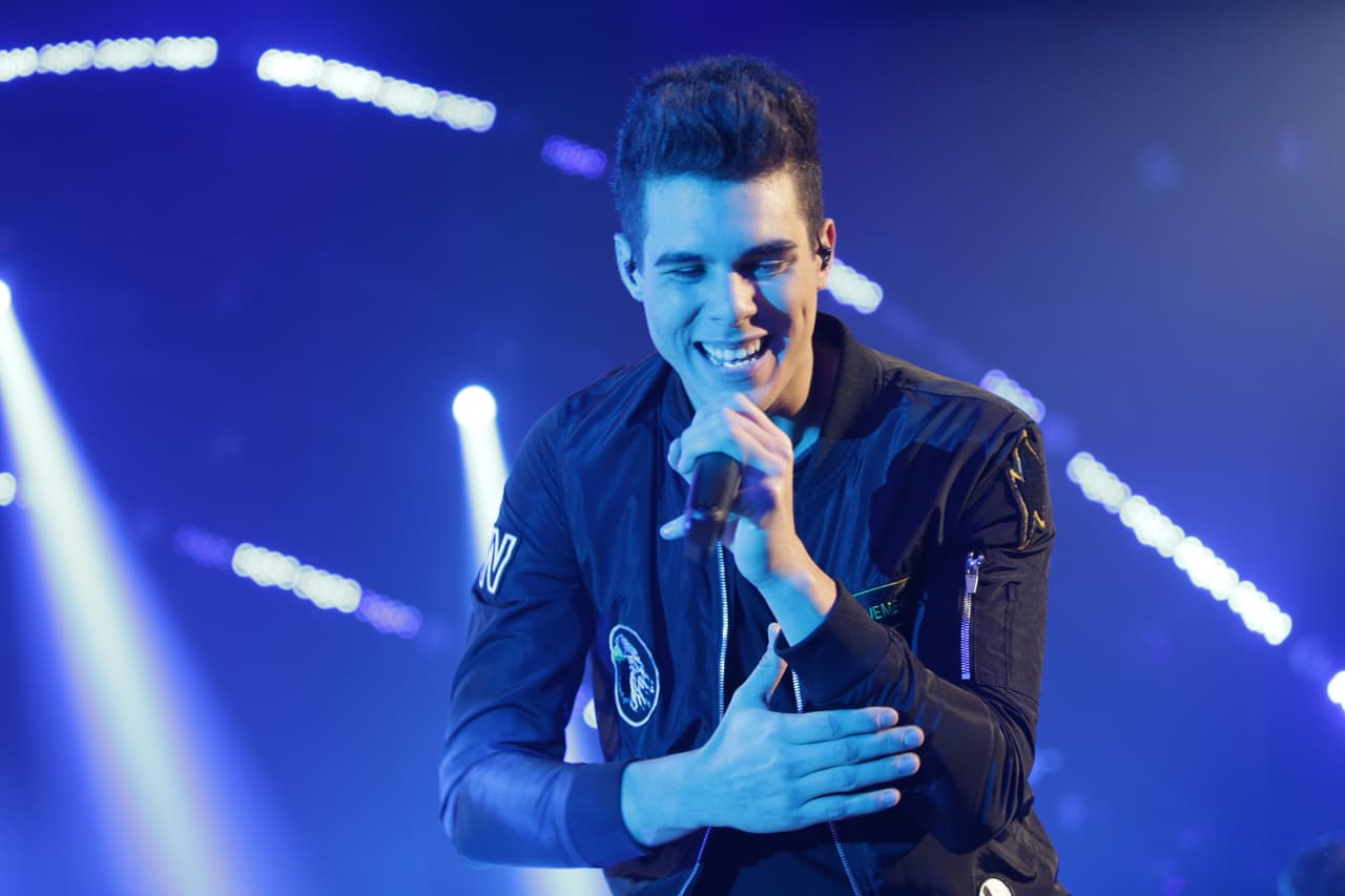 Zabdiel nos regaló su mejor sonrisa.