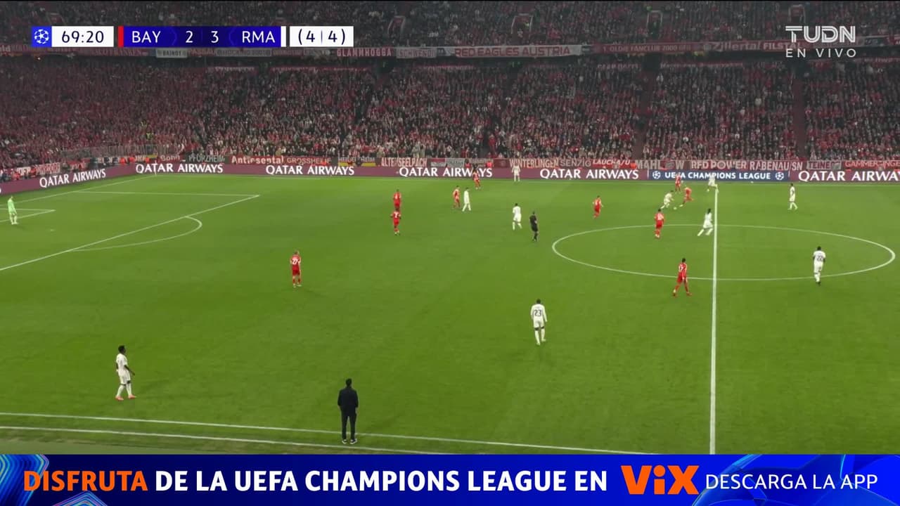 ¡Con el niño no! Codazo de Musiala al rostro de Güler y queda tendido