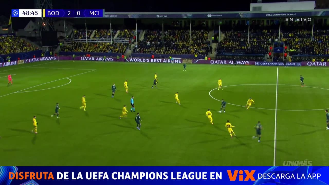 ¡SALVADA MILAGROSA! Donnarumma evita el gol del Bodø/Glimt en la línea