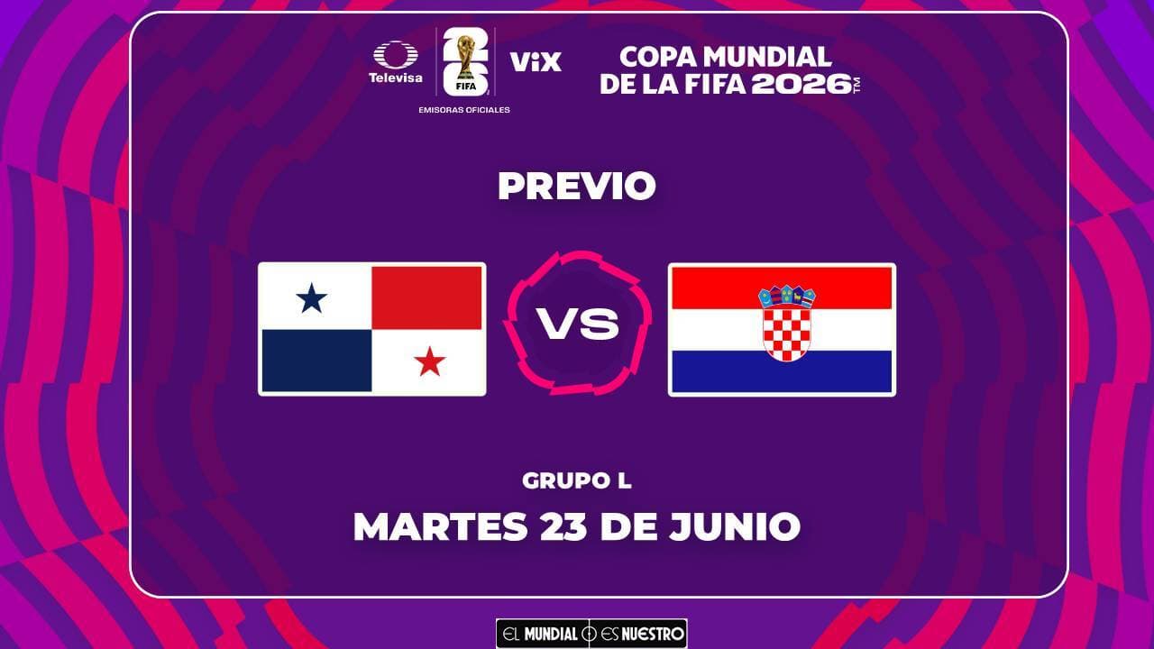 A qué hora y dónde ver el partido Panamá vs. Croacia del Mundial 2026