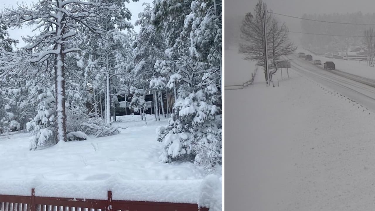 Fuerte nevada en Flagstaff, vías cerradas y cancelación de clases en NAU