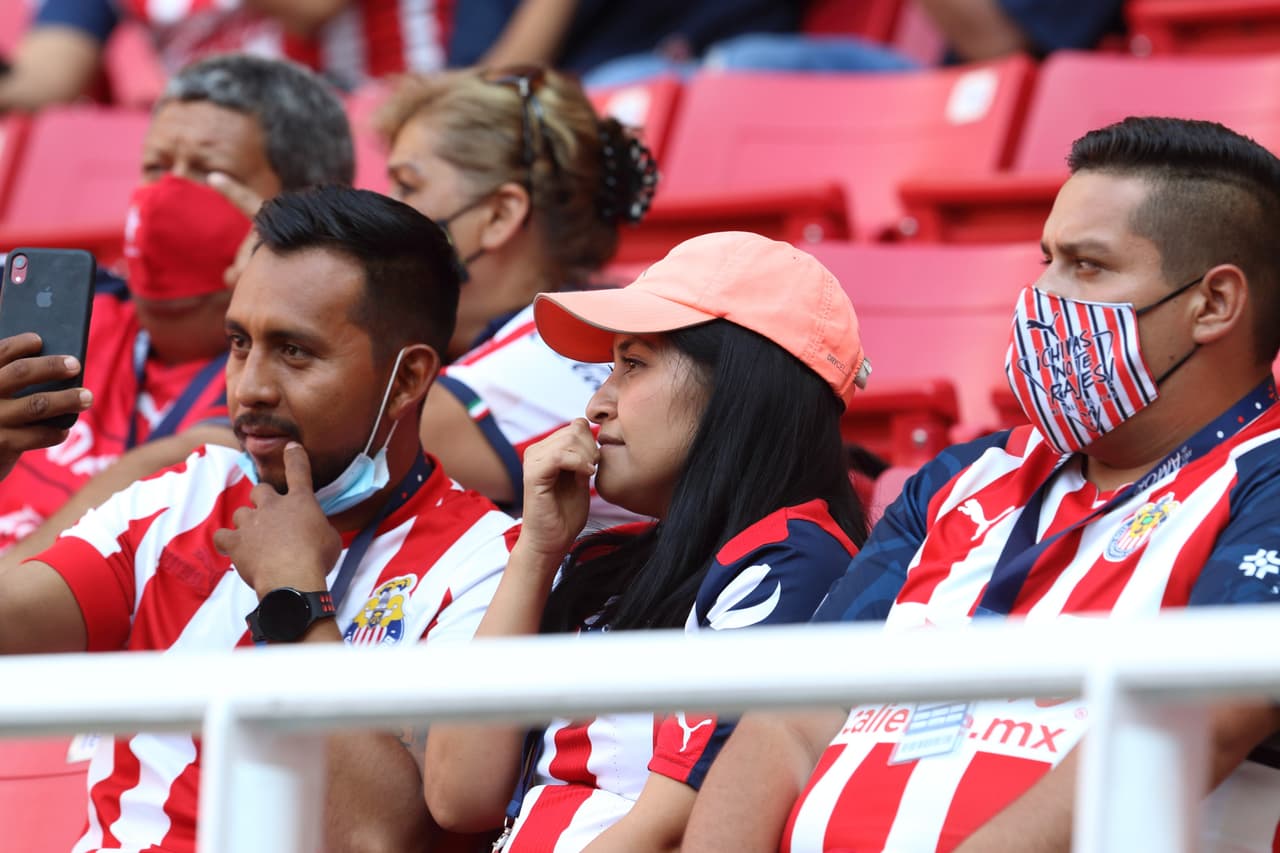 El apoyo a Chivas no faltó.