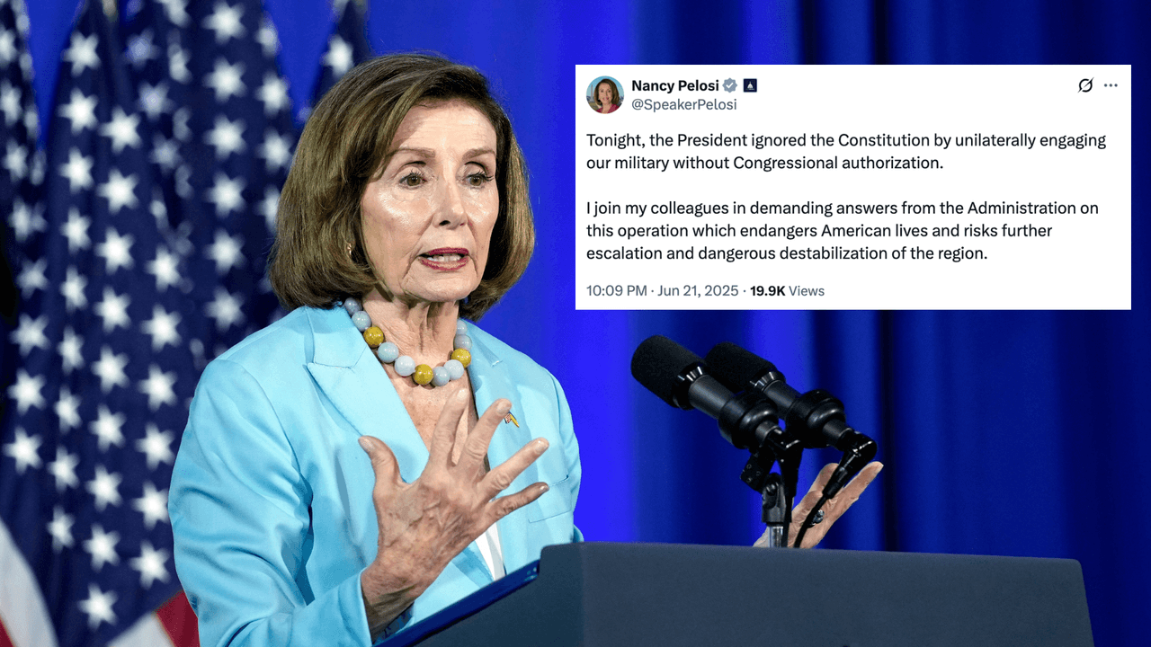 <b>Nancy Pelosi,</b> representante de California
<br>La demócrata de California, aseguró que Trump ignoró la Constitución y pidió respuestas de la administración.