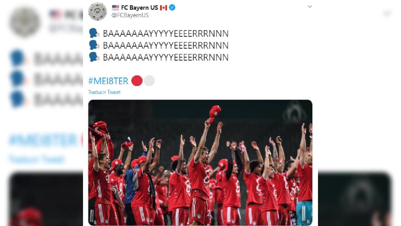 Bayern Munich llegó a 30 títulos de Bundesliga y las reacciones y festejos en redes sociales no se hacen esperar.