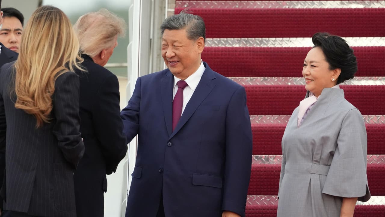 Donald Trump recibe en Washington D.C. a Xi Jinping, presidente de China