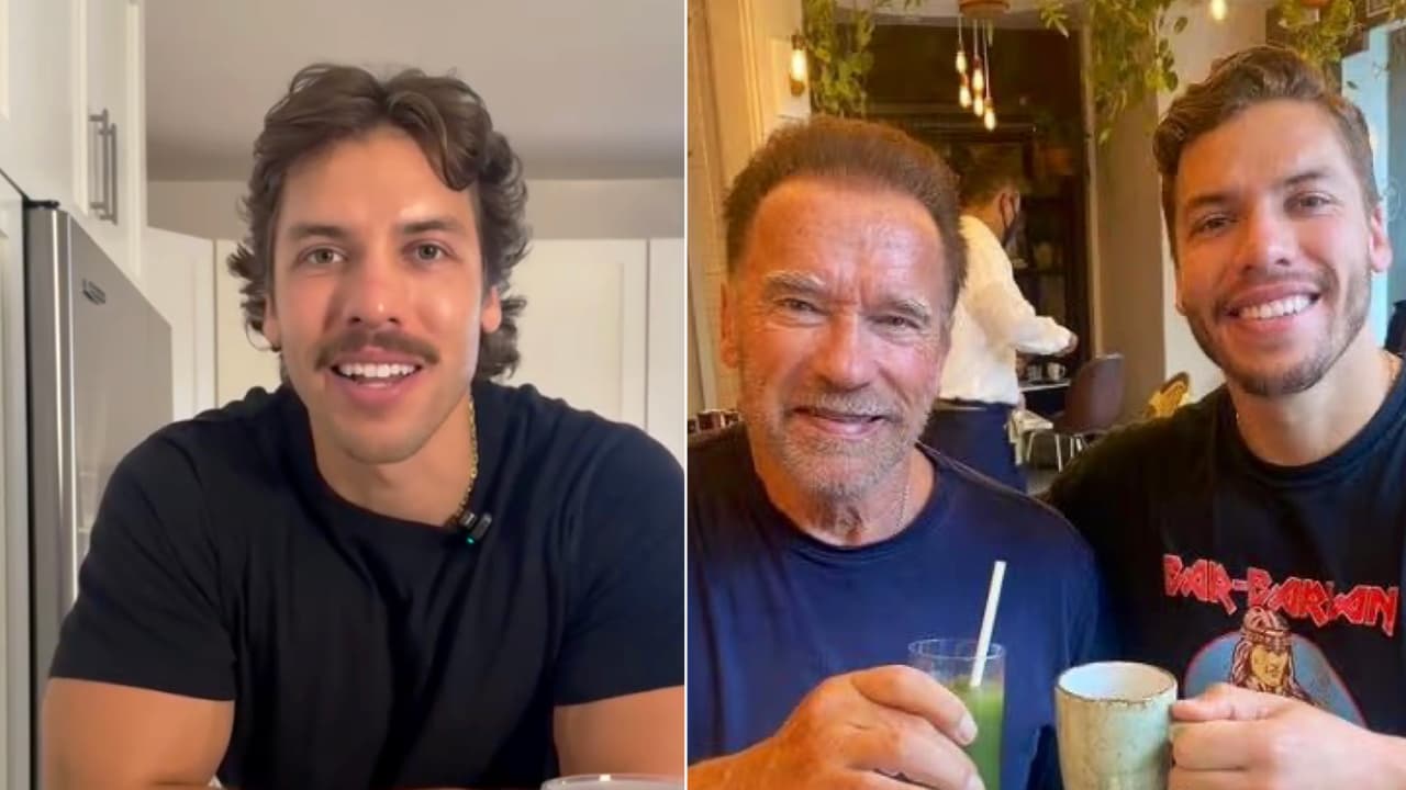 Hijo de origen hispano de Schwarzenegger celebra sus raíces dejándose escuchar hablando español