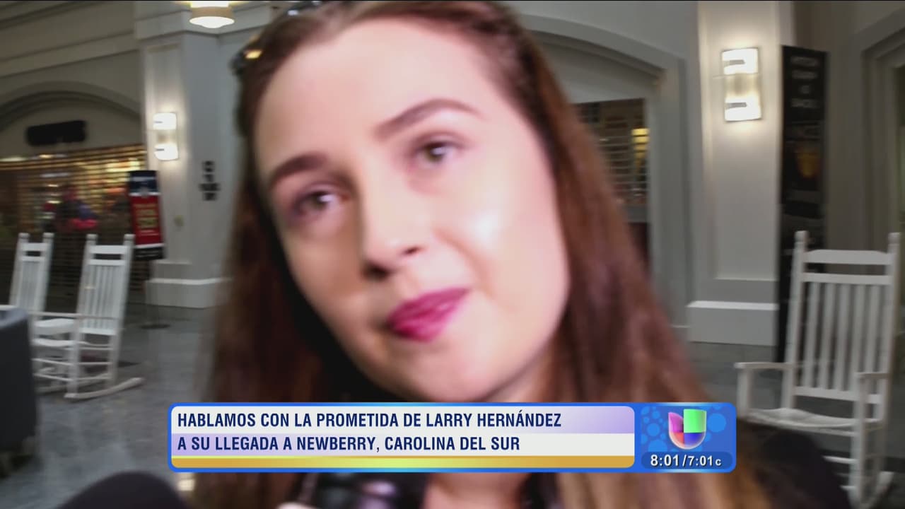 "Es increíble el apoyo que Larry tiene de sus fans. Ha ido hasta la casa y eso es muy bonito", dijo.