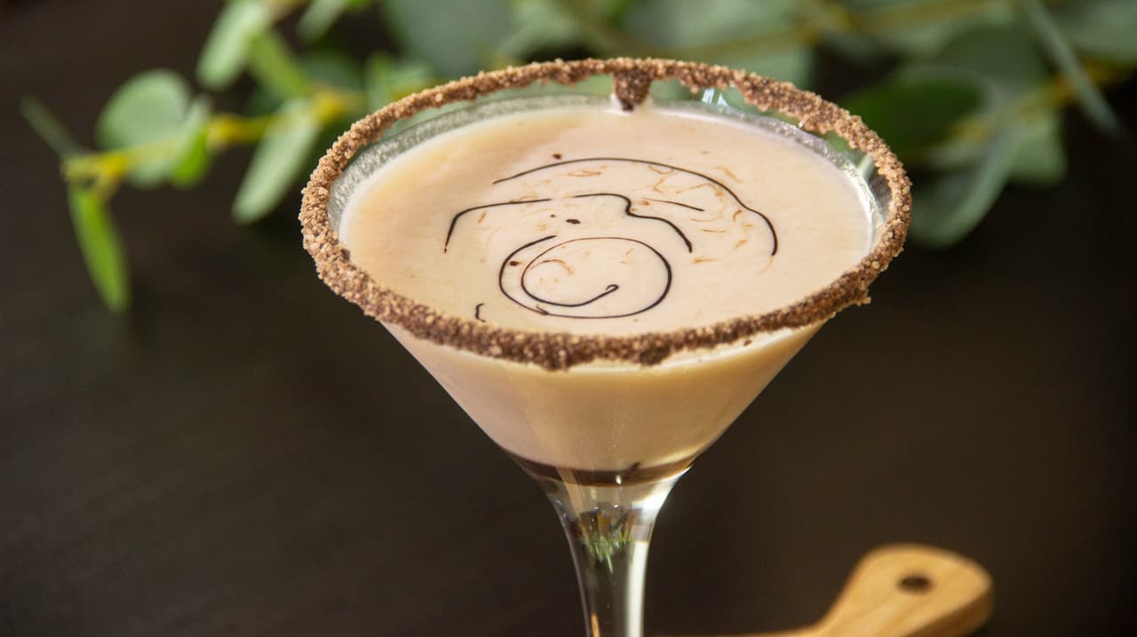 Martini de mazapán con un toque de licor de café ¡espectacular!